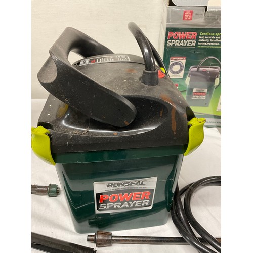 3 - PORTABLE POWER SPRAYER AND RONSEAL FENCE SPRAYER