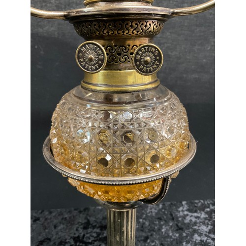 14 - VINTAGE OIL LAMP