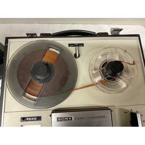 6 - VINTAGE SONY REEL TO REEL TAPE RECORDER A/F