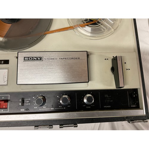 6 - VINTAGE SONY REEL TO REEL TAPE RECORDER A/F