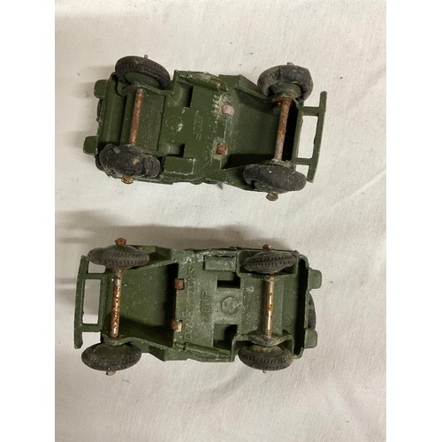 92 - SELECTION OF VINTAGE DINKY MILITARY VEHICLES