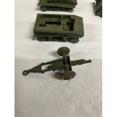 92 - SELECTION OF VINTAGE DINKY MILITARY VEHICLES