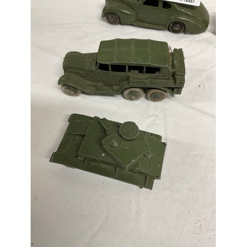 92 - SELECTION OF VINTAGE DINKY MILITARY VEHICLES