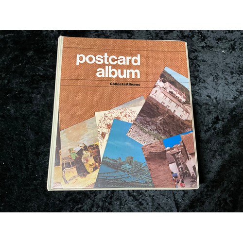 102 - COLLECTION OF STAMPS AND POSTCARDS TO INCLUDE 3 SCHOOLBOY ALBUMS AND QUANTITY OF LOOSE.