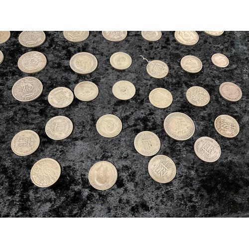 106 - QUANTITY OF SILVER SHILLINGS AND SIXPENCES