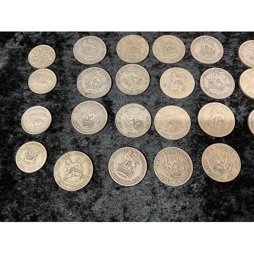 106 - QUANTITY OF SILVER SHILLINGS AND SIXPENCES