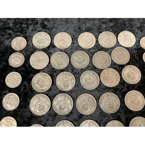 106 - QUANTITY OF SILVER SHILLINGS AND SIXPENCES