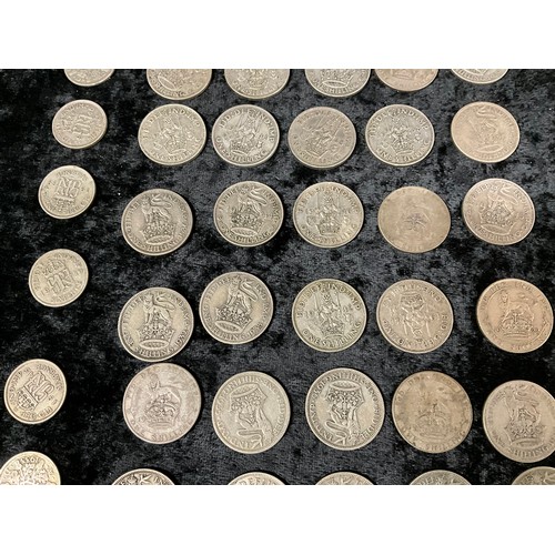 106 - QUANTITY OF SILVER SHILLINGS AND SIXPENCES