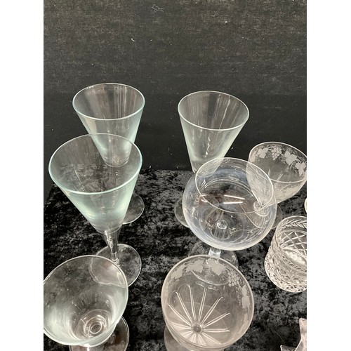 138 - THREE BOXES OF DRINKING GLASSES