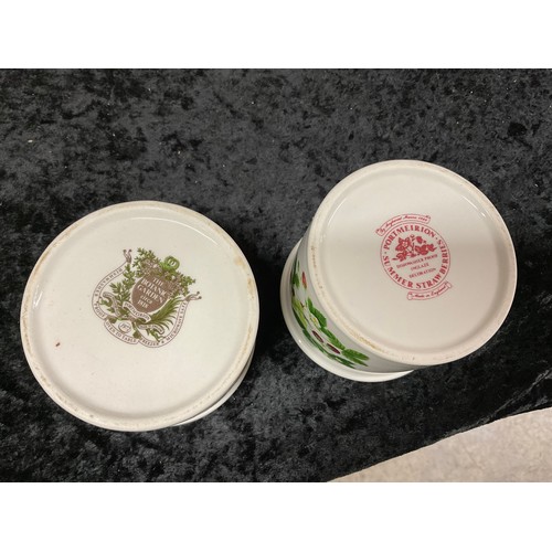 144 - BOX OF COLLECTABLE CERAMICS TO INCLUDE RADFORD DISH,PORT MERRION AND VINTAGE TEA SET