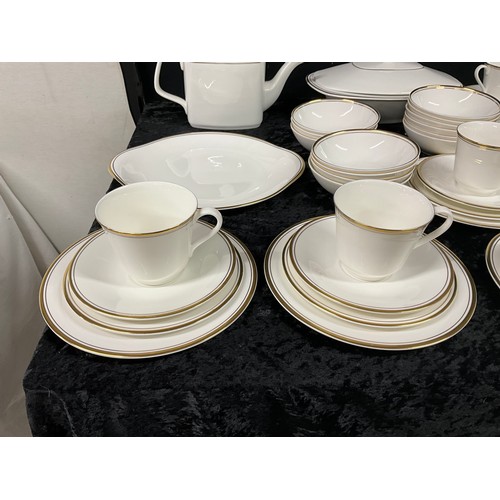 202 - TWO BOXES OF CHINA TO INCLUDE ROYAL DOULTON,BONE CHINA,GOLD CONCORD,DINNER AND TEA SERVICE TO INCLUD... 