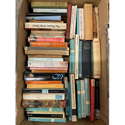 218 - TWO BOXES OF BOOKS TO INCLUDE COOKERY,NOVELS,POEMS,PAPERBACKS ETC