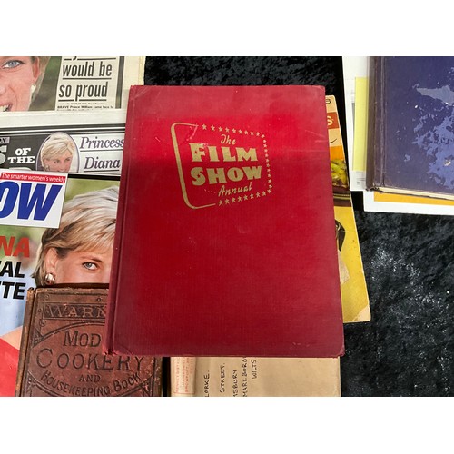 236 - QUANTITY OF BOOKS AND COMMEMRATIVE NEWSPAPERS TO INCLUDE THE FILM ANNUAL,THE FILM SHOW AND MODERN CO... 