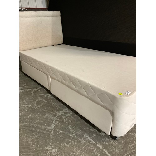 337 - SINGLE BED WITH DIVAN BED AND HEADBOARD