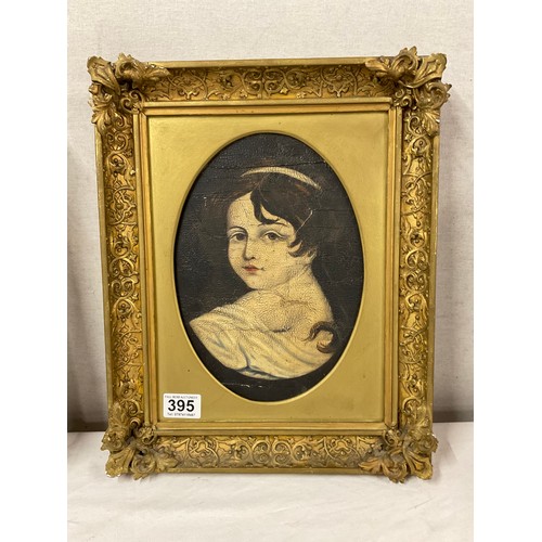 395 - PAIR OF REPRODUCTION GILT FRAMED OIL PAINTINGS  15