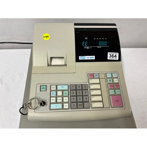 364 - GELLER CX-200 ELECTRIC CASH REGISTER WITH KEYS