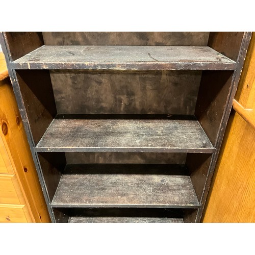 374 - VINTAGE PINE FREE STANDING SHELVES W27