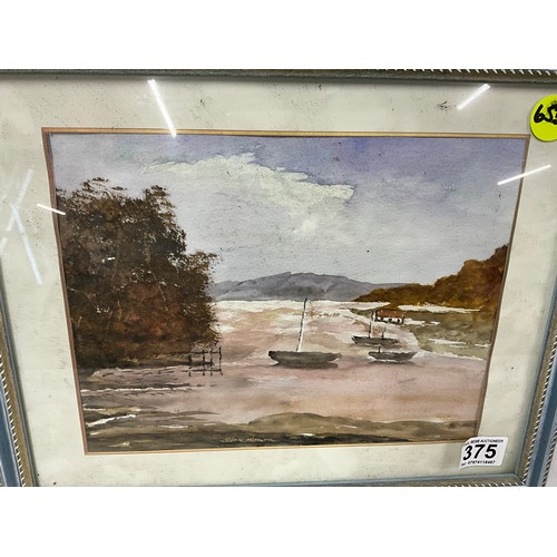 375 - VINTAGE FRAMED WATERCOLOUR 15