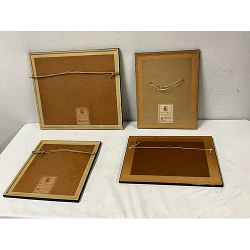 377 - FOUR FRAMED VINTAGE MAPS ONE WORLD MAP, THREE SHROPHIRE MAPS