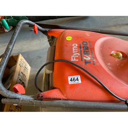 464 - FLYMO TURBO COMPACT 330 HOVER MOWER