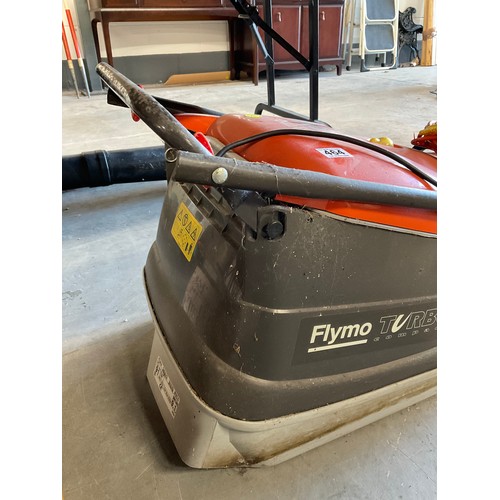 464 - FLYMO TURBO COMPACT 330 HOVER MOWER