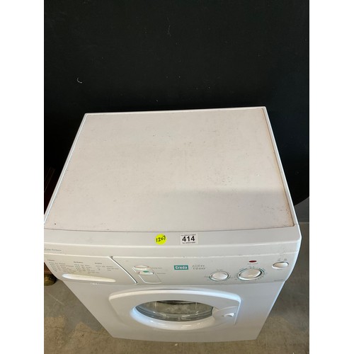 414 - **WITHDRAWN FAILED TEST **CREDA EXCEL 1200 WASHING MACHINE