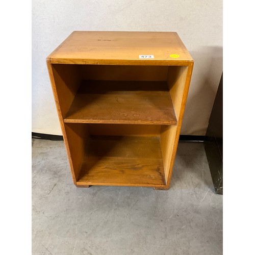 473 - VINTAGE OFFICE CABINET WITH SEGREGATED SHELVES H22