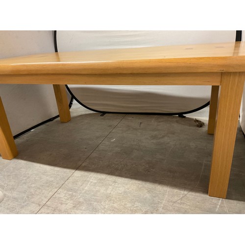 443 - MODERN SOLID OAK GPLAN DINING TABLE H31