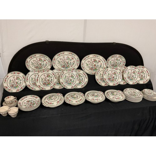 4 - 2 BOXES OF INDIAN TREE CHINA TO INCLUDE PLATES AND TUREENS