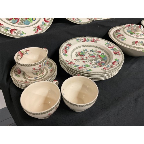 4 - 2 BOXES OF INDIAN TREE CHINA TO INCLUDE PLATES AND TUREENS