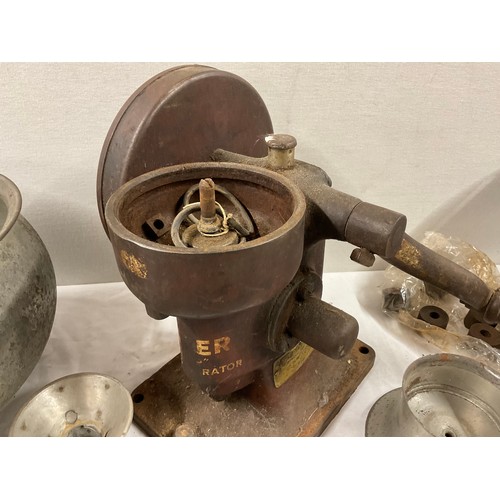 12 - LISTER CREAM SEPARATOR WITH SOME PARTS A/F