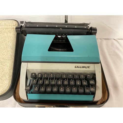 14 - LILLIPUT VINTAGE TYPEWRITER IN ORIGINAL CASE