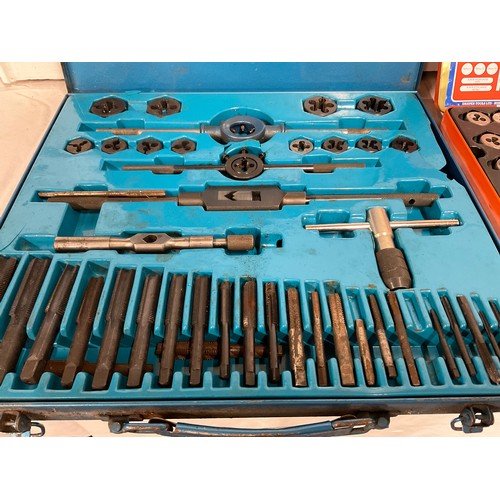 45 - 41 GIANT TAP AND DIE SET AND DRAPER 60PC TAP & DIE SET