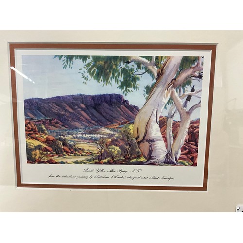 120 - 4 MODERN FRAMED PICTURES TO INCLUDE WATERCOLOUR