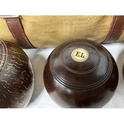 123 - VINTAGE CASED SET OF BOWLS