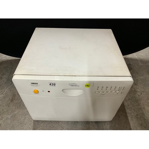 439 - ZANUSSI TABLE TOP DISHWASHER