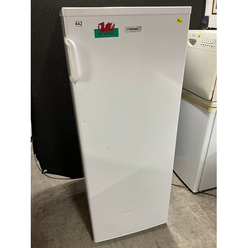 442 - FRIDGEMASTER UPRIGHT FREEZER WITH 5 DRAWERS