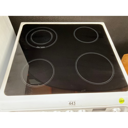 443 - HOTPOINT ULTIMA 4 RING CERAMIC TOPPED COOKER H36