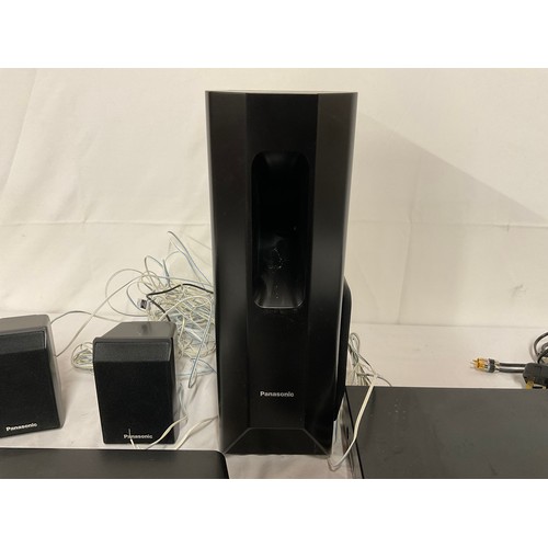 23 - PANASONIC DVD HOME THEATRE SOUND SYSYEM MODEL NUMBER SC/PT450 WITH INSTRUCTIONS