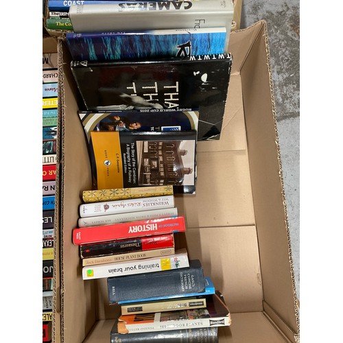 29 - SEVEN BOXES OF HARDBACK AND PAPERBACK BOOKS