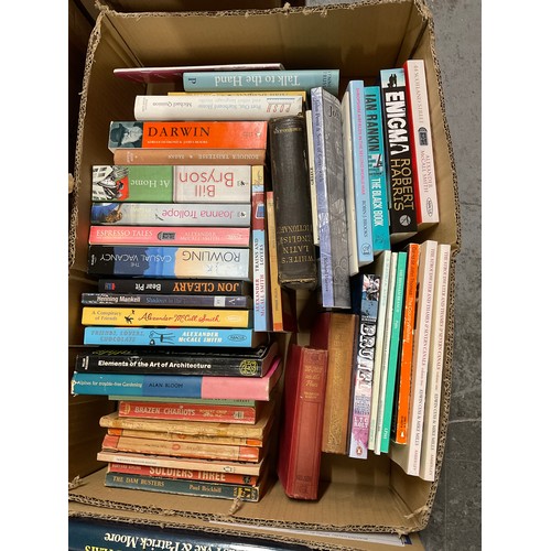 29 - SEVEN BOXES OF HARDBACK AND PAPERBACK BOOKS