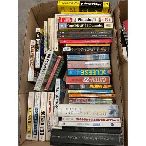 31 - SIX BOXES OF HARDBACK AND PAPERBACK BOOKS