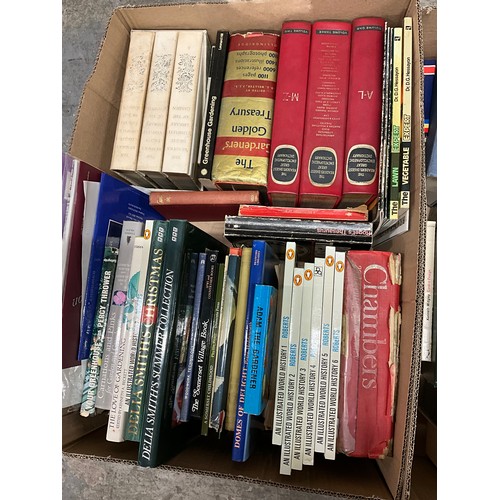 45 - FOUR BOXES OF HARDBACK AND PAPERBACK BOOKS