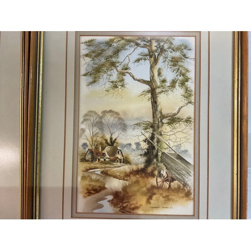 51 - A PAIR OD ANDREW FINEDLY FRAMED COUNTRY SCENE PICTURES
16