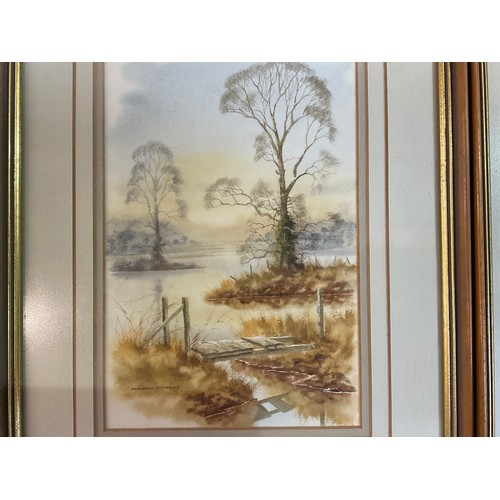 51 - A PAIR OD ANDREW FINEDLY FRAMED COUNTRY SCENE PICTURES
16