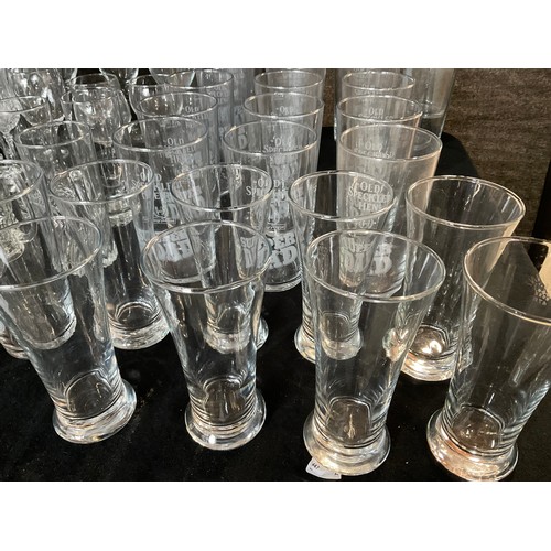 10 - CRATE AND TWO BOXES OF DRINKING GLASSES