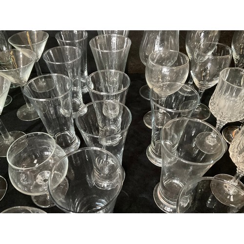 10 - CRATE AND TWO BOXES OF DRINKING GLASSES