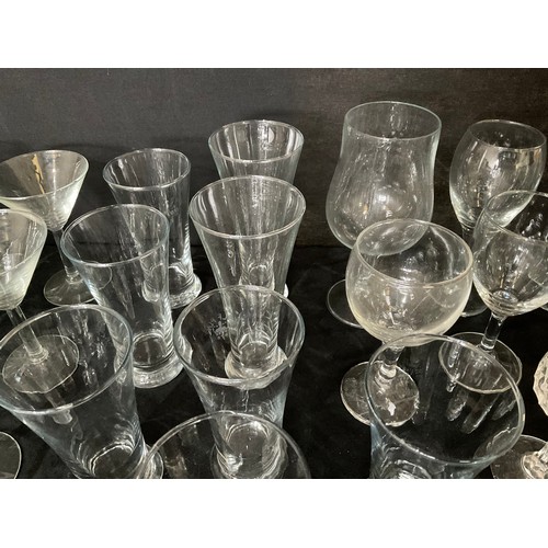 10 - CRATE AND TWO BOXES OF DRINKING GLASSES