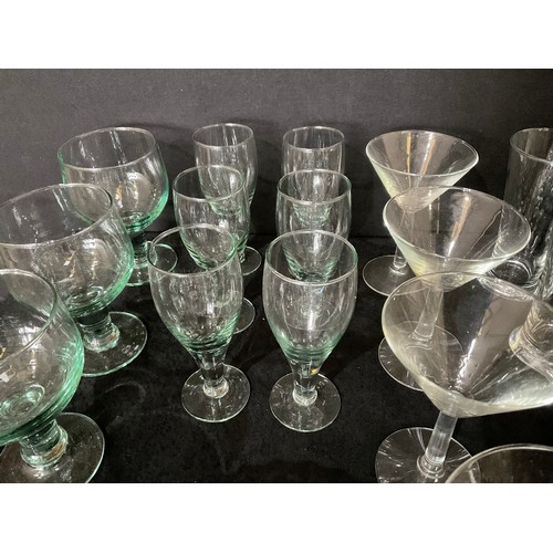 10 - CRATE AND TWO BOXES OF DRINKING GLASSES