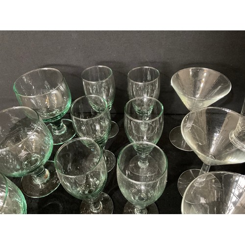 10 - CRATE AND TWO BOXES OF DRINKING GLASSES